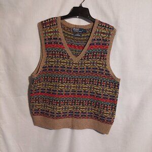 Polo Ralph Lauren Hand-Knit Fair Isle Wool-Rabbit Blend